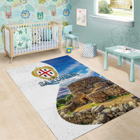 Sardinia Italy Area Rug Santu Antine With Map