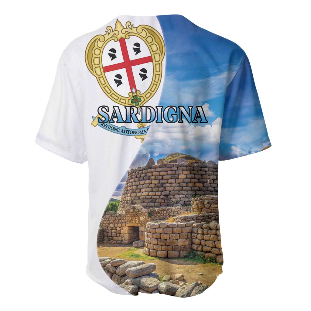 Sardinia Italy Baseball Jersey Santu Antine With Map