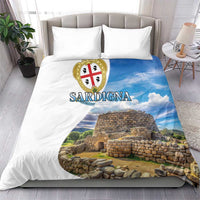 Sardinia Italy Bedding Set Santu Antine With Map