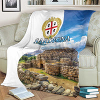 Sardinia Italy Blanket Santu Antine With Map