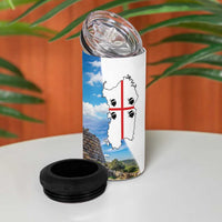 Sardinia Italy 4 in 1 Can Cooler Tumbler Santu Antine With Map