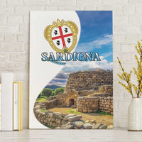 Sardinia Italy Canvas Wall Art Santu Antine With Map