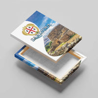 Sardinia Italy Canvas Wall Art Santu Antine With Map
