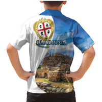 Sardinia Italy Family Matching Mermaid Dress and Hawaiian Shirt Santu Antine With Map