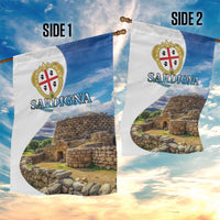 Sardinia Italy Garden Flag Santu Antine With Map