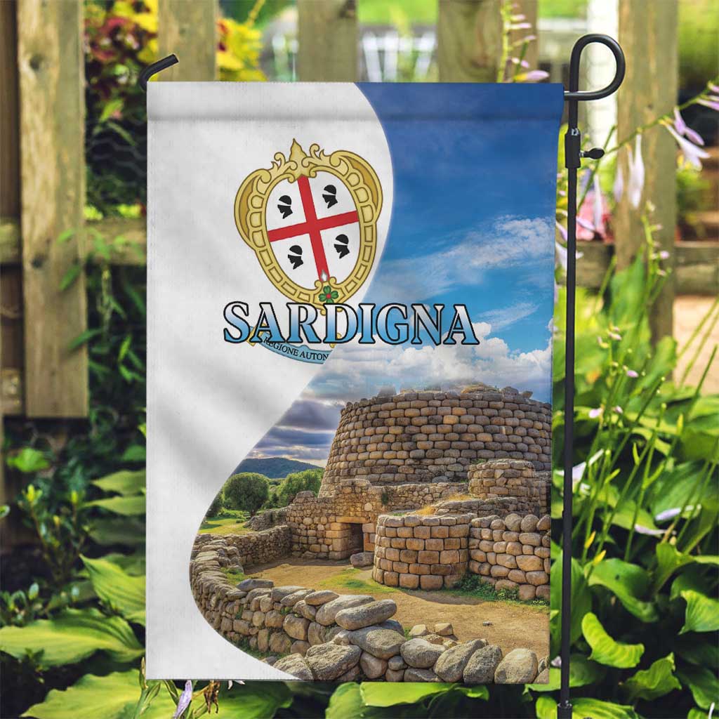 Sardinia Italy Garden Flag Santu Antine With Map