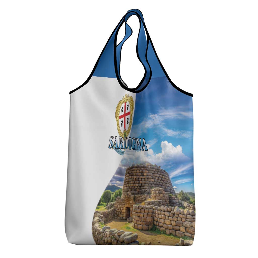 Sardinia Italy Grocery Bag Santu Antine With Map