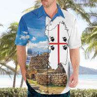 Sardinia Italy Hawaiian Shirt Santu Antine With Map