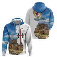 Sardinia Italy Hoodie Santu Antine With Map