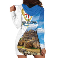 Sardinia Italy Hoodie Dress Santu Antine With Map