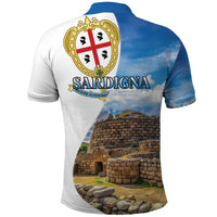 Sardinia Italy Polo Shirt Santu Antine With Map