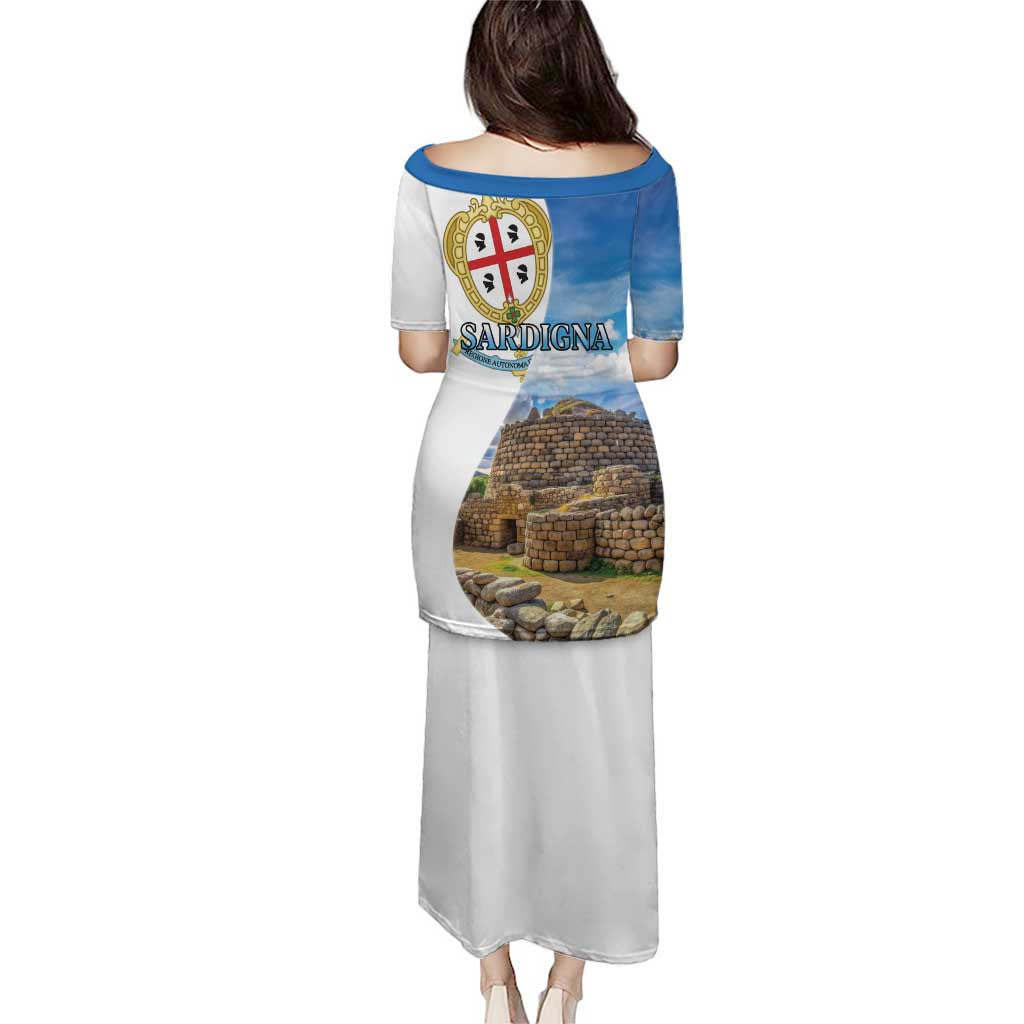 Sardinia Italy Puletasi Santu Antine With Map