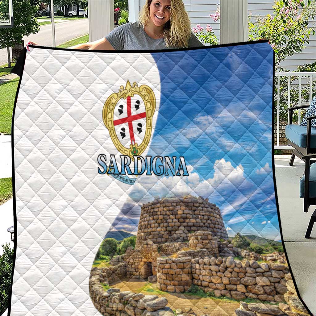 Sardinia Italy Quilt Santu Antine With Map
