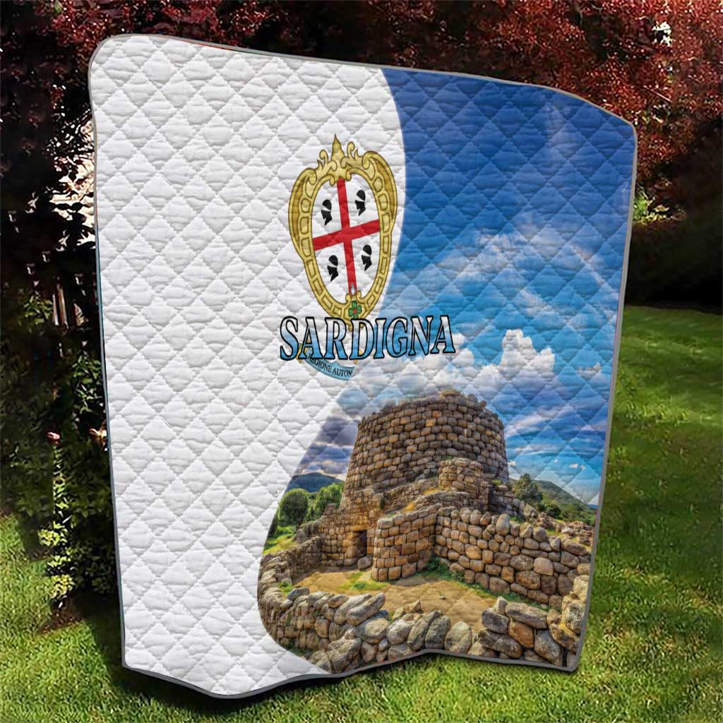 Sardinia Italy Quilt Santu Antine With Map