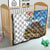 Sardinia Italy Quilt Santu Antine With Map