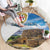 Sardinia Italy Round Carpet Santu Antine With Map