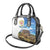 Sardinia Italy Shoulder Handbag Santu Antine With Map