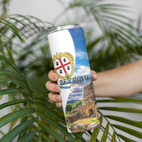 Sardinia Italy Skinny Tumbler Santu Antine With Map