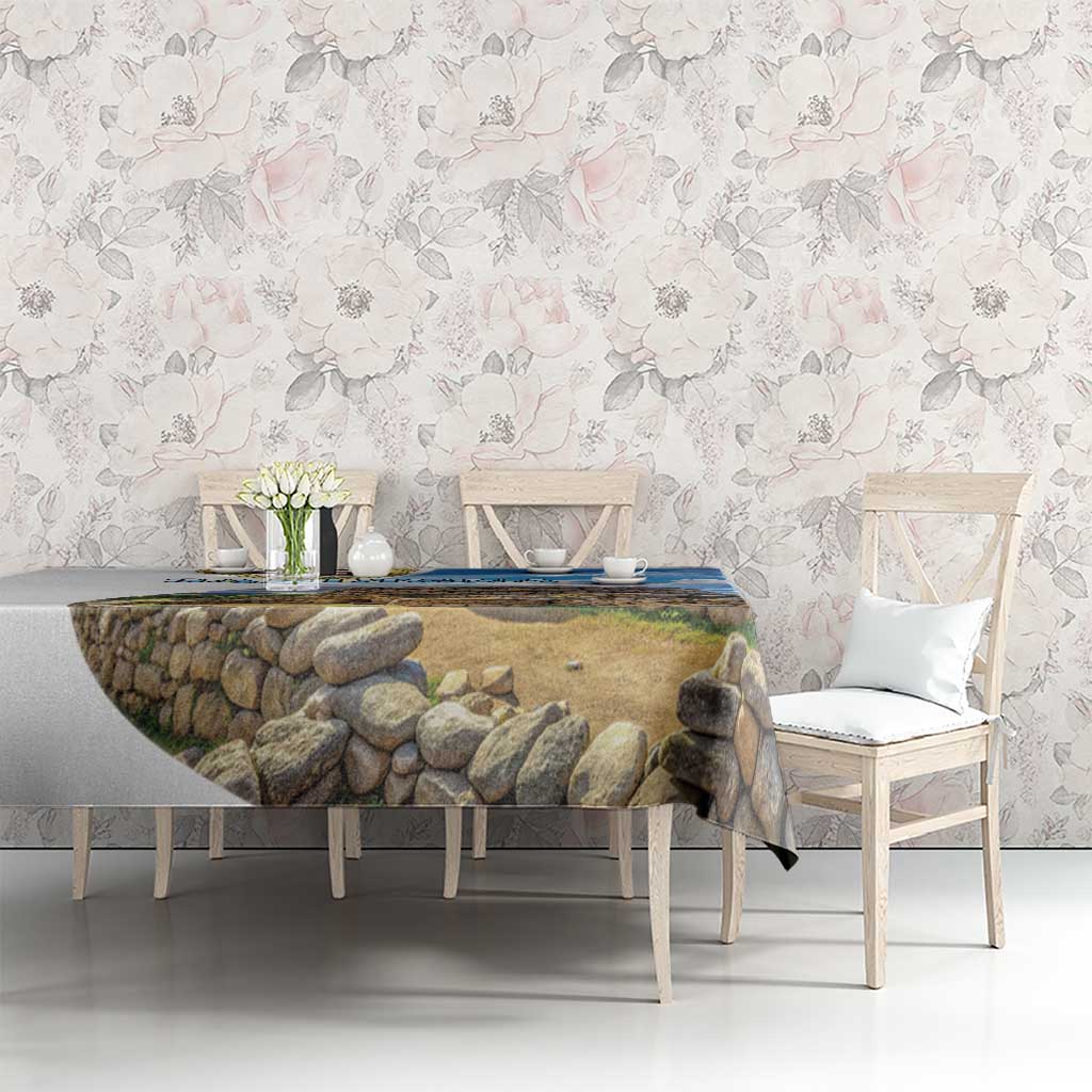 Sardinia Italy Tablecloth Santu Antine With Map