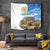 Sardinia Italy Tapestry Santu Antine With Map