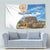 Sardinia Italy Tapestry Santu Antine With Map