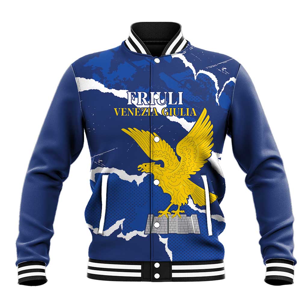 Friuli-Venezia Giulia Baseball Jacket Coat Of Arms Sporty Style