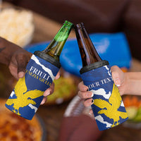 Friuli-Venezia Giulia 4 in 1 Can Cooler Tumbler Coat Of Arms Sporty Style