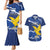 Friuli-Venezia Giulia Couples Matching Mermaid Dress and Hawaiian Shirt Coat Of Arms Sporty Style