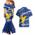 Friuli-Venezia Giulia Couples Matching Mermaid Dress and Hawaiian Shirt Coat Of Arms Sporty Style