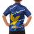 Friuli-Venezia Giulia Family Matching Off The Shoulder Long Sleeve Dress and Hawaiian Shirt Coat Of Arms Sporty Style
