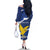 Friuli-Venezia Giulia Family Matching Off The Shoulder Long Sleeve Dress and Hawaiian Shirt Coat Of Arms Sporty Style