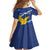 Friuli-Venezia Giulia Family Matching Off Shoulder Maxi Dress and Hawaiian Shirt Coat Of Arms Sporty Style