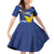 Friuli-Venezia Giulia Family Matching Off Shoulder Short Dress and Hawaiian Shirt Coat Of Arms Sporty Style