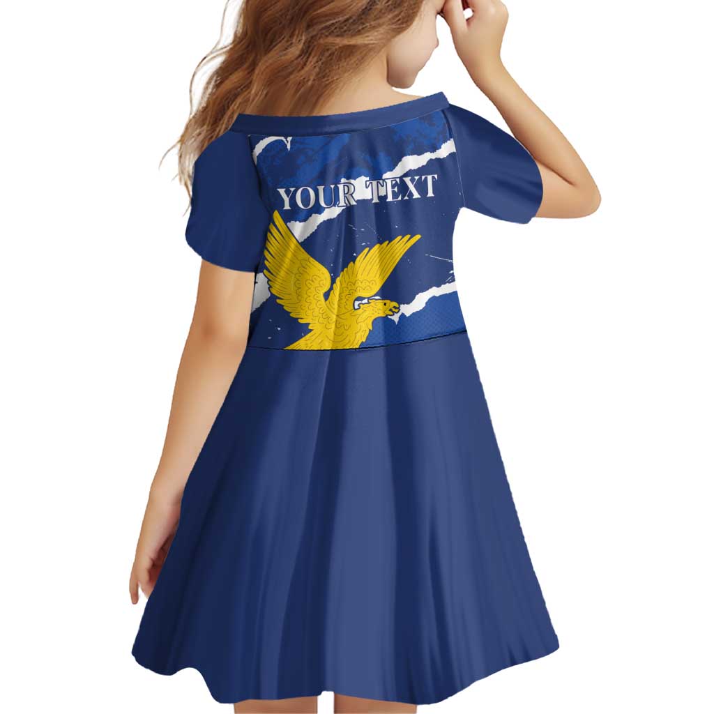Friuli-Venezia Giulia Family Matching Off Shoulder Short Dress and Hawaiian Shirt Coat Of Arms Sporty Style