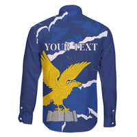 Friuli-Venezia Giulia Family Matching Off Shoulder Short Dress and Hawaiian Shirt Coat Of Arms Sporty Style