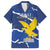 Friuli-Venezia Giulia Family Matching Short Sleeve Bodycon Dress and Hawaiian Shirt Coat Of Arms Sporty Style