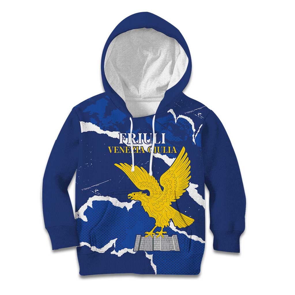 Friuli-Venezia Giulia Kid Hoodie Coat Of Arms Sporty Style