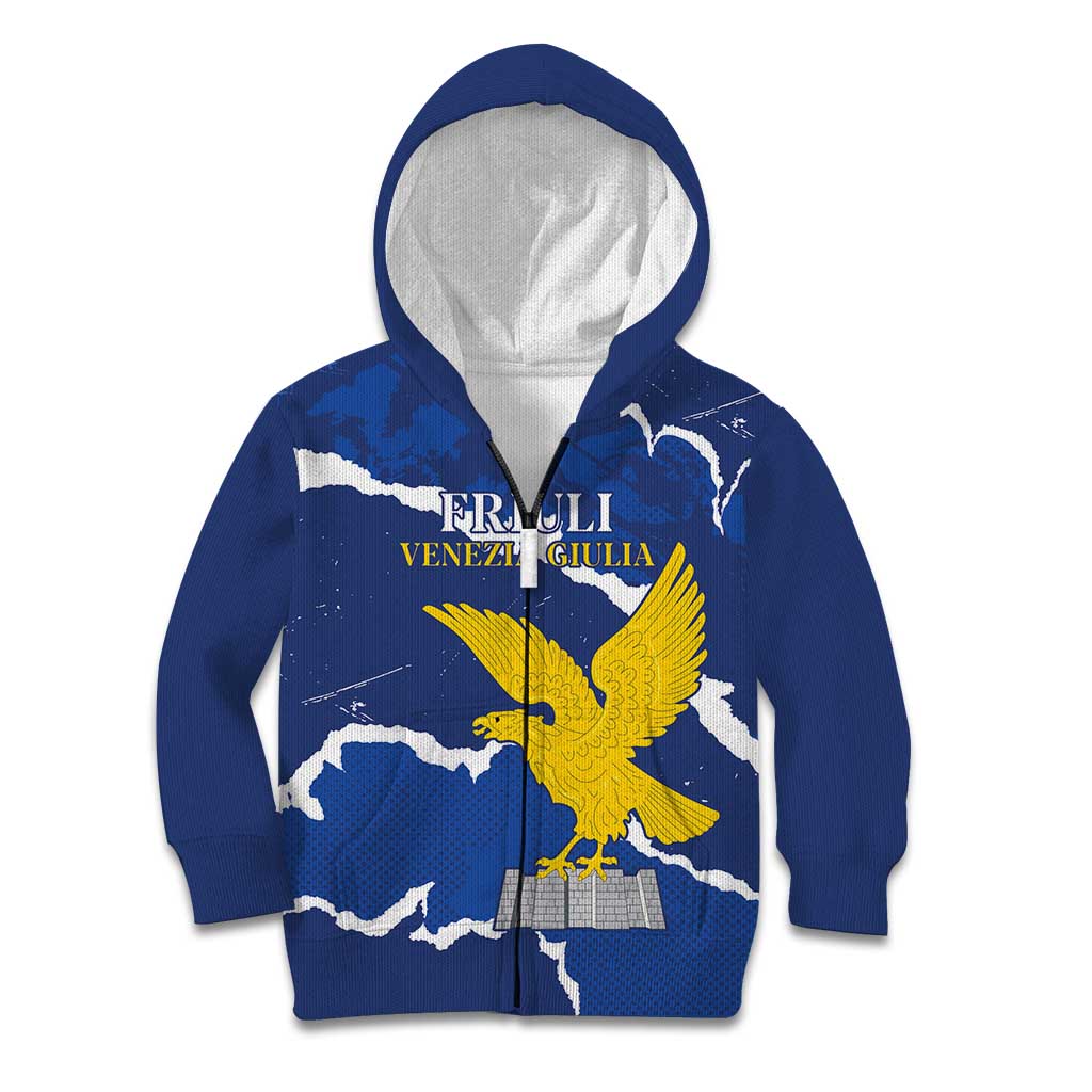 Friuli-Venezia Giulia Kid Hoodie Coat Of Arms Sporty Style