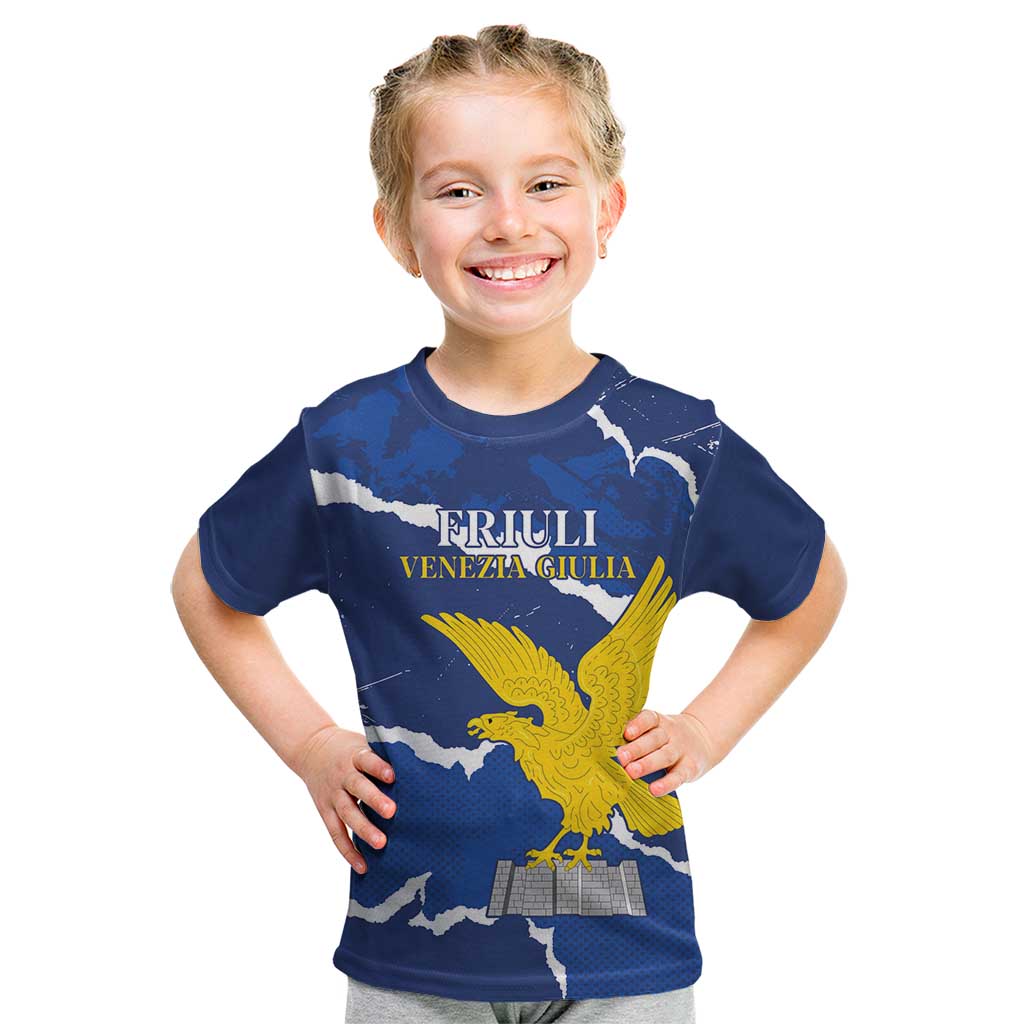 Friuli-Venezia Giulia Kid T Shirt Coat Of Arms Sporty Style