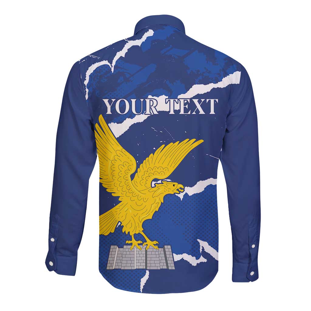 Friuli-Venezia Giulia Long Sleeve Button Shirt Coat Of Arms Sporty Style