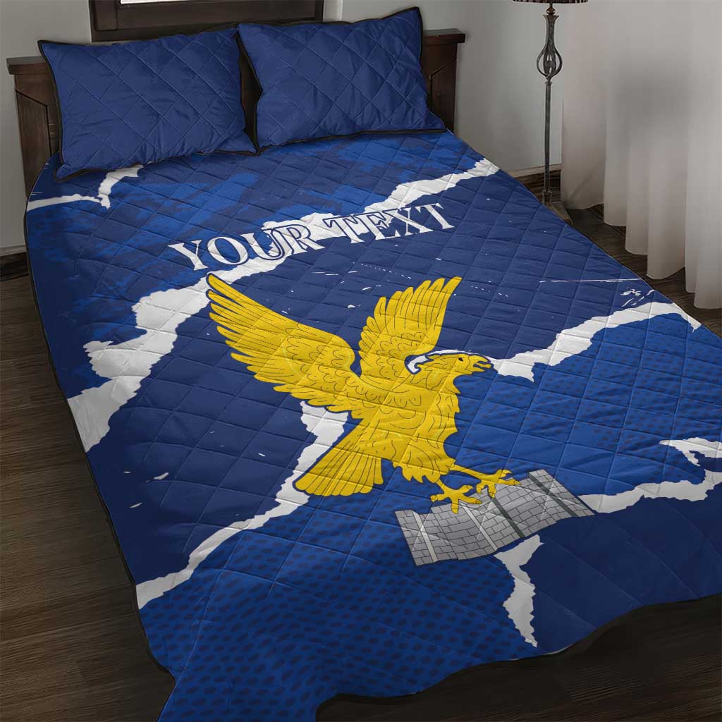 Friuli-Venezia Giulia Quilt Bed Set Coat Of Arms Sporty Style
