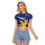 Friuli-Venezia Giulia Raglan Cropped T Shirt Coat Of Arms Sporty Style