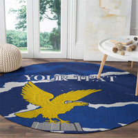 Friuli-Venezia Giulia Round Carpet Coat Of Arms Sporty Style