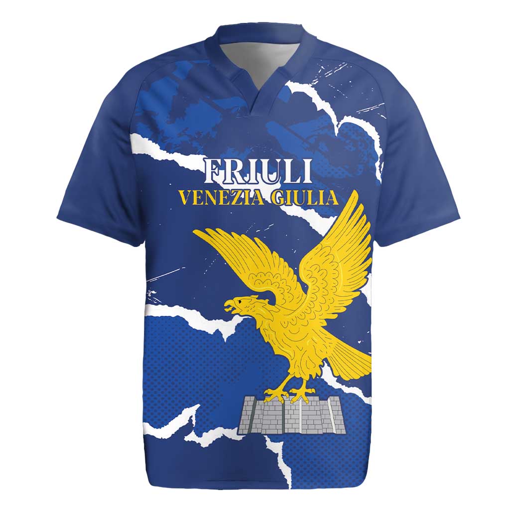 Friuli-Venezia Giulia Rugby Jersey Coat Of Arms Sporty Style