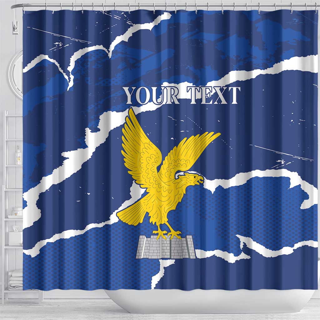 Friuli-Venezia Giulia Shower Curtain Coat Of Arms Sporty Style