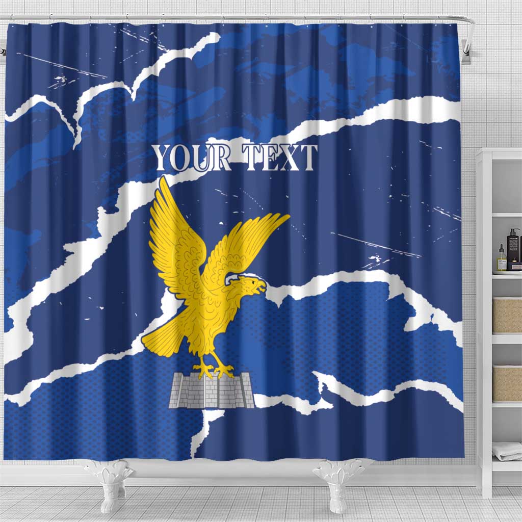 Friuli-Venezia Giulia Shower Curtain Coat Of Arms Sporty Style