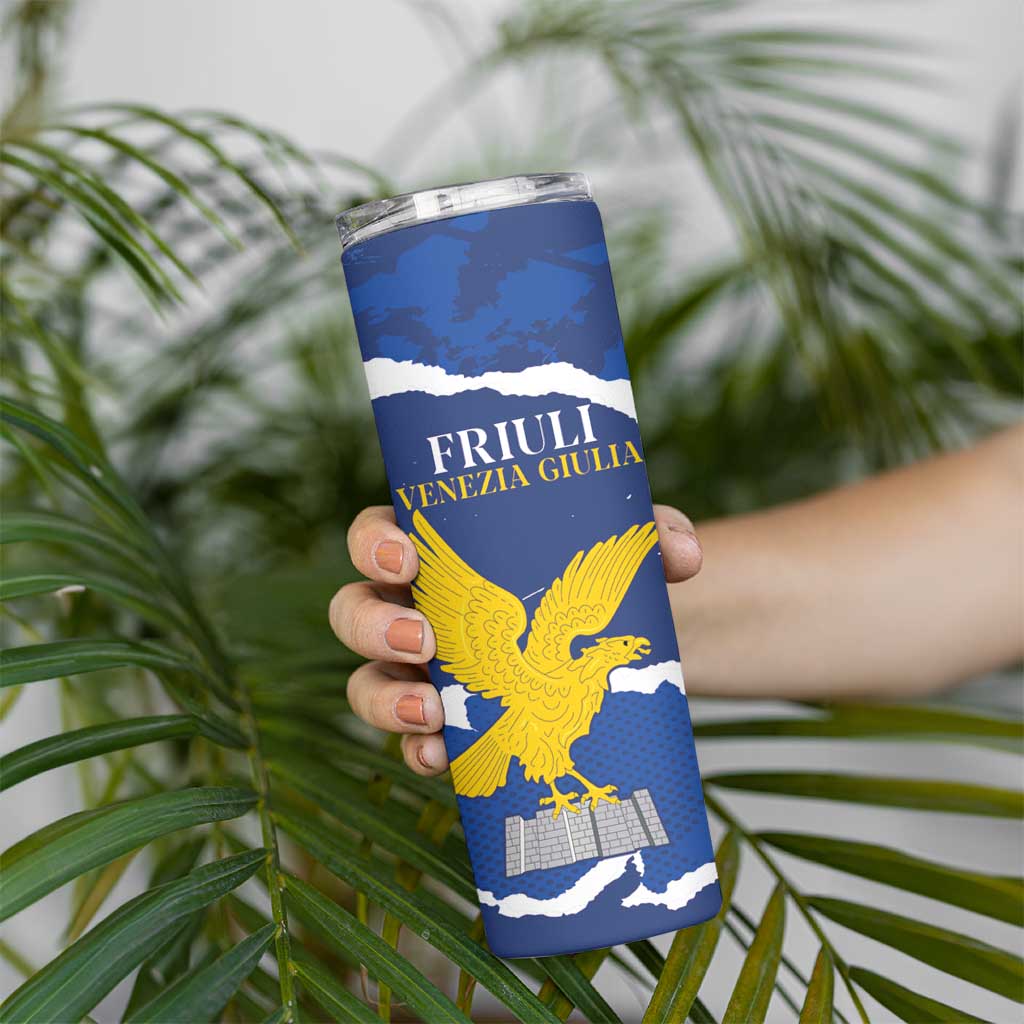 Friuli-Venezia Giulia Skinny Tumbler Coat Of Arms Sporty Style