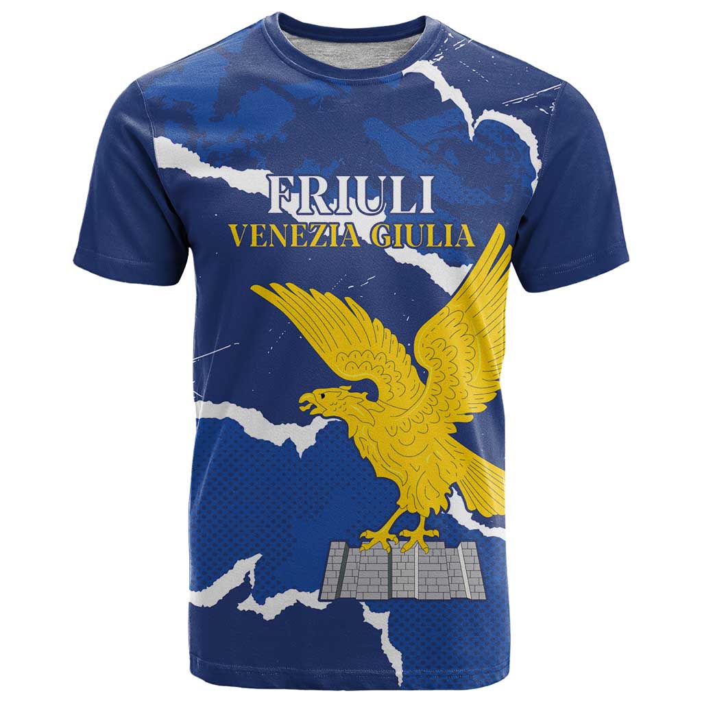 Friuli-Venezia Giulia T Shirt Coat Of Arms Sporty Style