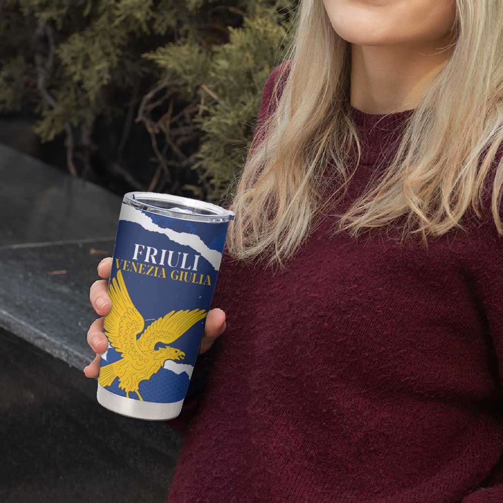 Friuli-Venezia Giulia Tumbler Cup Coat Of Arms Sporty Style