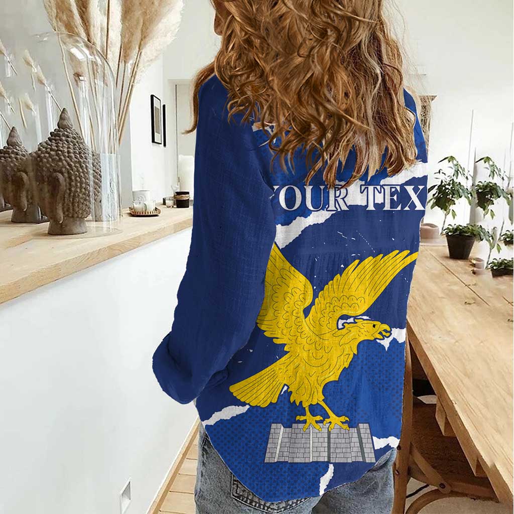 Friuli-Venezia Giulia Women Casual Shirt Coat Of Arms Sporty Style